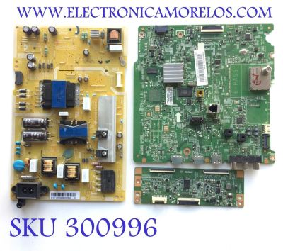 KIT DE TARJETAS PARA TV SAMSUNG / MAIN BN94-08383J / BN41-02346B / BN97-09385J / BN9408383J / FUENTE BN4400856A / L50MSF_FDY / BN44-00856A / T-CON BN96-30065A / 30065A / PANEL CY-JJ050BGNV1H / DISPLAY V500HJ3-PE1 REV.C1 / MODELO HG50ND470SFXZA JY01